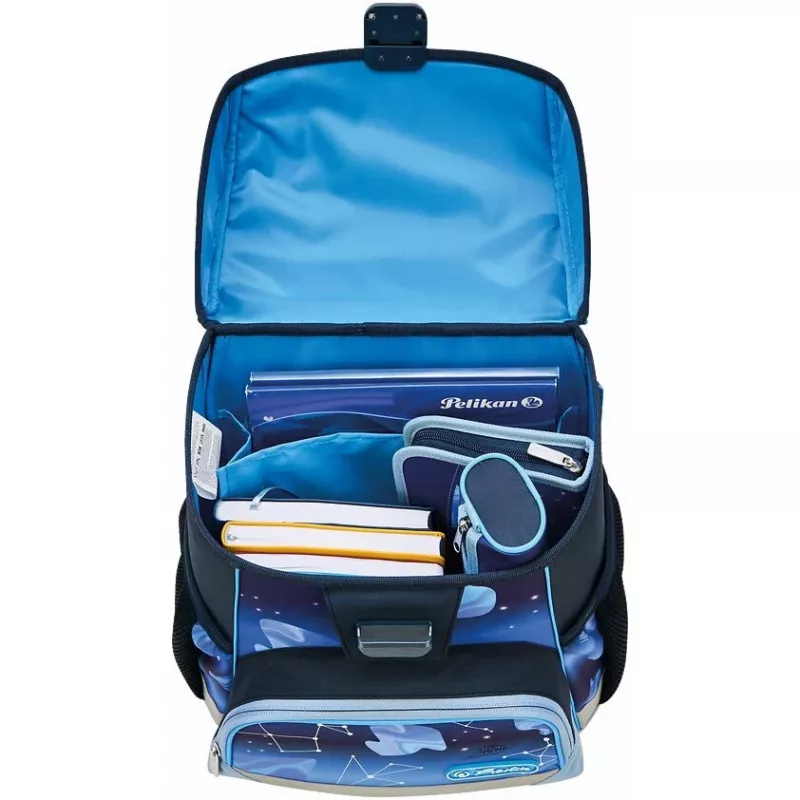 Herlitz Loop mokyklinė kuprinė 6–9 metų Cosmonaut Cosmo Explorer 16L