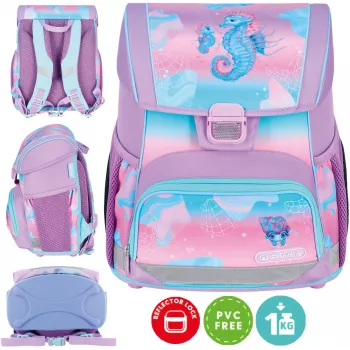 Herlitz mokyklinė kuprinė Loop 6-9 metų Seahorse Ocean Lights