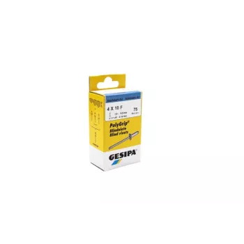 GESIPA PolyGrip® aklinos kniedės, nerūdijantis plienas A2, 4,0 x 10,0 mm, 75 vnt. 1464827