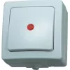 HEINRICH KOPP Paris dviejų krypčių svirtinis jungiklis, įleidžiamas, 250 V AC, 10 A, poliarinė balta 566302004