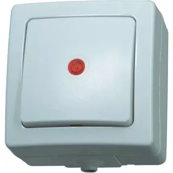 HEINRICH KOPP Paris dviejų krypčių svirtinis jungiklis, įleidžiamas, 250 V AC, 10 A, poliarinė balta 566302004
