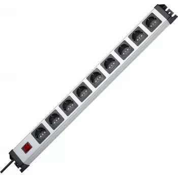 Kopp POWERversal 9 lizdų elektros skirstytuvas su 1,4 m kabeliu, baltas 227020018