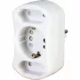 HEINRICH KOPP DUOversal Schuko į Europlug adapteris, Type F į Type C, 250 V, 2.5 A, baltas 179602001