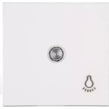 HEINRICH KOPP Paris serijos jungiklis, 2 mygtukai, įleidžiamas, 250 V, 10 A, baltas termoplastikas 490442007