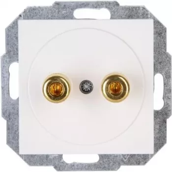 HEINRICH KOPP 4 mm bananinis lizdas, baltas, įleidžiamas, 16A 30V AC/DC, 951629004