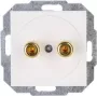 HEINRICH KOPP 4 mm bananinis lizdas, baltas, įleidžiamas, 16A 30V AC/DC, 951629004