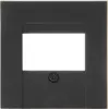 Kopp HK07 TAE lizdo dangtelis, matinis juodas, 1 modulio 373150009