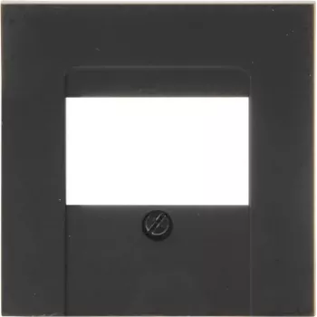 Kopp HK07 TAE lizdo dangtelis, matinis juodas, 1 modulio 373150009
