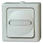 HEINRICH KOPP Universal Switch BLUE ELECTRIC arktis, paviršinis, drėgnoms patalpoms, 10A, 250V (560602007)