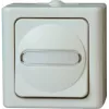 HEINRICH KOPP Universal Switch BLUE ELECTRIC arktis, paviršinis, drėgnoms patalpoms, 10A, 250V (560602007)