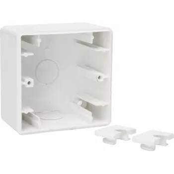 Kopp HK02 paviršinio montavimo korpusas 1 vietos Arktinė balta 375102008