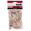 kwb mediniai kaiščiai 10 mm, 50 vienetų, buko, grioveliais, DIN 68150 029110