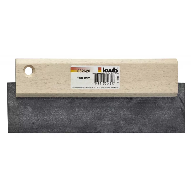 kwb 032620 Skiedinio glaistymo plūdė 200 mm x 55 mm elastinga guma su medine rankena