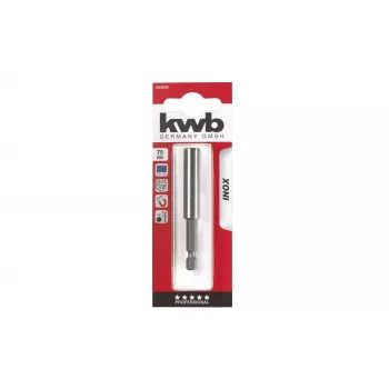 kwb INOX Bit Holder su nerūdijančio plieno įvore, 1/4 colio, magnetinis, 60 mm 100100