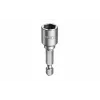kwb 102710 1/4 inch pavaros šešiabriaunis galvutės antgalis 10 mm chromo vanadžio plienas