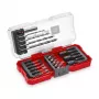 Einhell 1/4 colio (6,3 mm) antgalių ir įdėklų rinkinys, 18 dalių, chromo vanadžio plieno, magnetiniu antgalių laikikliu, plastikiniu dėklu 108709