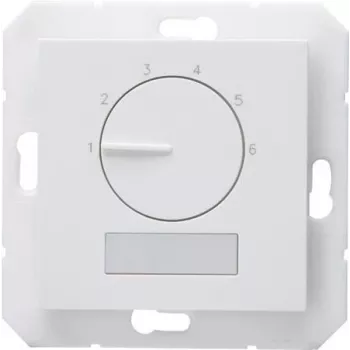 HEINRICH KOPP HK07 Basic elektroninis patalpų termostatas, 230V, 50Hz, 0°C–40°C, IP20, grynai balta 296529003