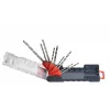 KWB 109155 HSS sukimosi grąžtų rinkinys, 9 dalių, 1,5-6,0 mm, DIN 338, šlifuoti, metalui, plastikui, medienai