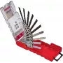 kwb 109180 pjūklelio ašmenų rinkinys, 10 dalių, T formos kotas, medienai/metalui/plastikui