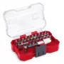 Einhell 32 dalių atsuktuvų antgalių rinkinys su magnetiniu laikikliu, S2 plienas, PH/PZ/Slot/Torx/Hex, 1/4 inch šešiakampis kotas 118693