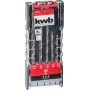 kwb 109140 grąžtų betonui rinkinys su karbido antgaliais, 5 vnt., 4-10 mm
