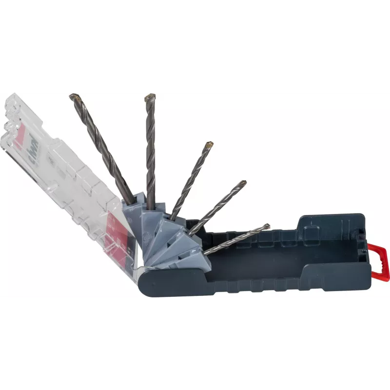 kwb 109140 grąžtų betonui rinkinys su karbido antgaliais, 5 vnt., 4-10 mm
