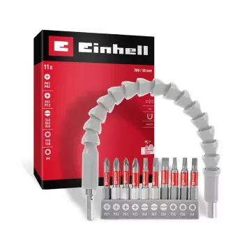 Einhell Impact Bit Pocket Box 11 dalių 118673 antgalių rinkinys 1/4 colio 6,3 mm PH PZ TORX