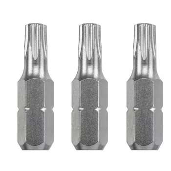 kwb 121610 šešiakampių antgalių rinkinys, 4/5/6 mm, S2 plienas, 25 mm, 3 vnt.