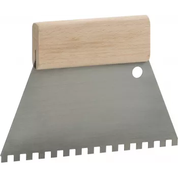 kwb 032818 dantyta mente B11 nerūdijantis plienas 280 mm medinė rankena