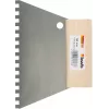 kwb 032818 dantyta mente B11 nerūdijantis plienas 280 mm medinė rankena