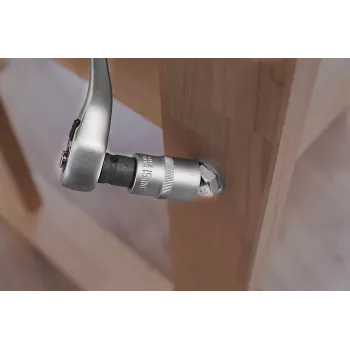 KWB 371600 lizdų adapteris 1/4 inch šešiabriaunis į 1/2 inch kvadratinį, chromo vanadžio plienas