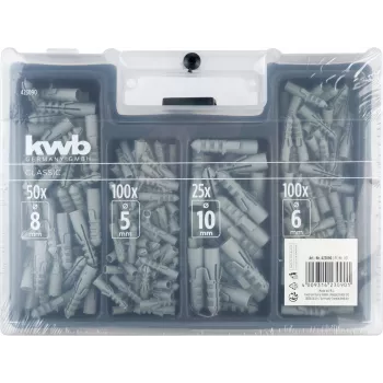 KWB 423090 tvirtinimo detalių rinkinys, 300 vienetų