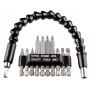 kwb 113990 11 dalių antgalių rinkinys su magnetiniu greito keitimo antgalių laikikliu, S2 plieno, 25 mm, PH/PZ/TX/SL
