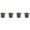 kwb apvalūs briaunuoti mediniai kaiščiai, 10 x 40 mm, 4 vnt., natūralaus medžio 530210