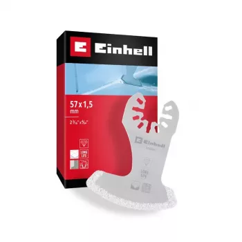 Einhell 708085 deimantinė segmentinė pjūklo geležtė 57 mm osciliuojantiems daugiafunkciams įrankiams