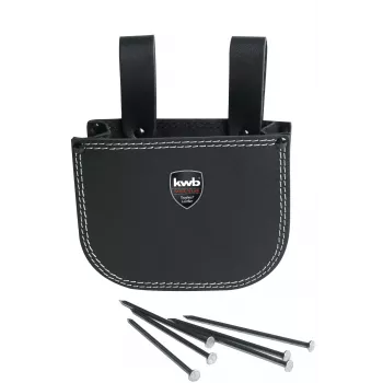 KWB 906400 įrankių diržo dėklas, neužpildytas, 600D poliesteris, juodas/pilkas, 7 vietos