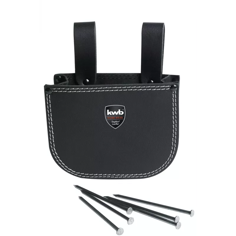 KWB 906400 įrankių diržo dėklas, neužpildytas, 600D poliesteris, juodas/pilkas, 7 vietos