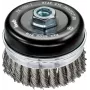 KWB AGGRESSO-FLEX® puodelio šepetys, pintas, gofruotas HSS plieno vielos, 75 mm, M14 sriegis, kampiniam šlifuokliui, 1 vnt. (719226)