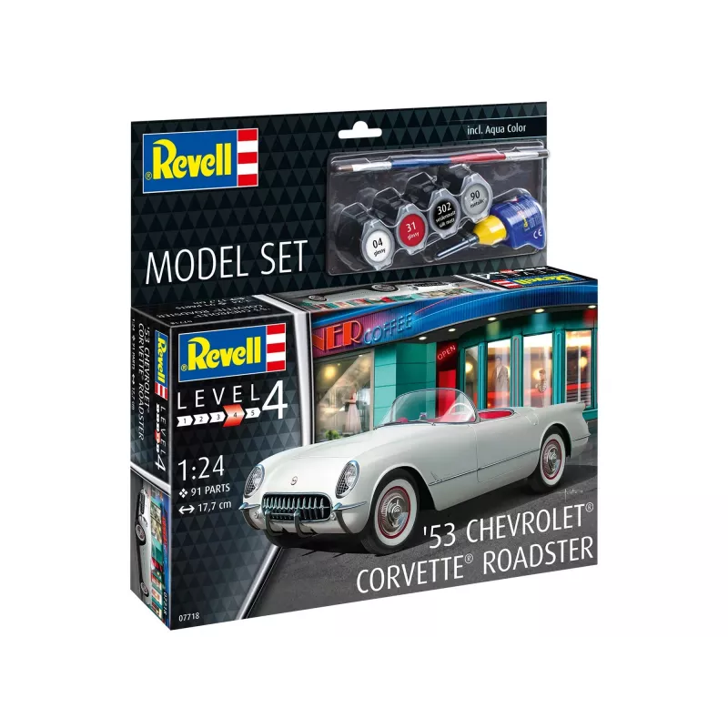 Revell 67718 1953 Corvette Roadster 1:24 plastikinis modelio rinkinys