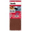 KWB 815888 švitrinio popieriaus lapai, grūdėtumas P60/P80/P120/P180, 230 x 93 mm, 50 vnt.