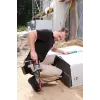 kwb 907010 odinis plaktuko laikiklis su diržo kilpa, rudos spalvos, 1 vnt.