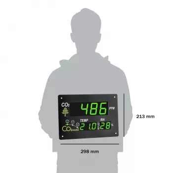 TFA Dostmann AIRCO2NTROL OBSERVER CO2 monitorius - juodas 31.5002