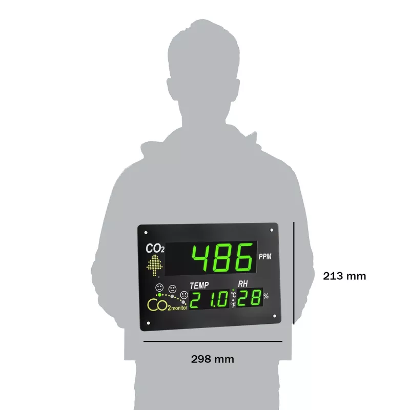 TFA Dostmann AIRCO2NTROL OBSERVER CO2 monitorius - juodas 31.5002