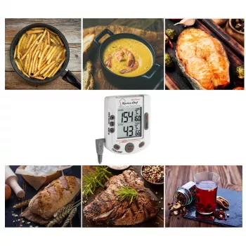 TFA Dostmann Küchen-Chef skaitmeninis kepimo ir orkaitės termometras 14.1503