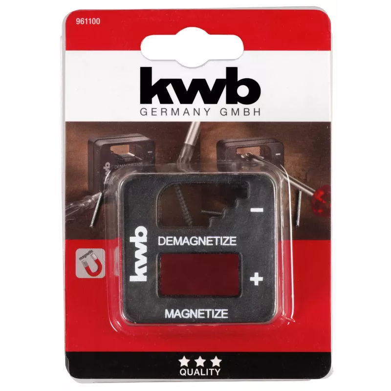KWB 961100 magnetizatorius ir demagnetizatorius įrankiams | Dviejų funkcijų magnetinis įrankių priedas