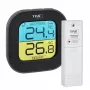 TFA Dostmann skaitmeninis termo-higrometras Square 1.5V 61x24x61mm juodas 30.3068.01