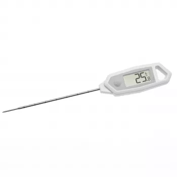 TFA Dostmann 30.1064.02.K rankinis termometras baltas °F/°C -40 iki 250°C su įmontuotu ekranu