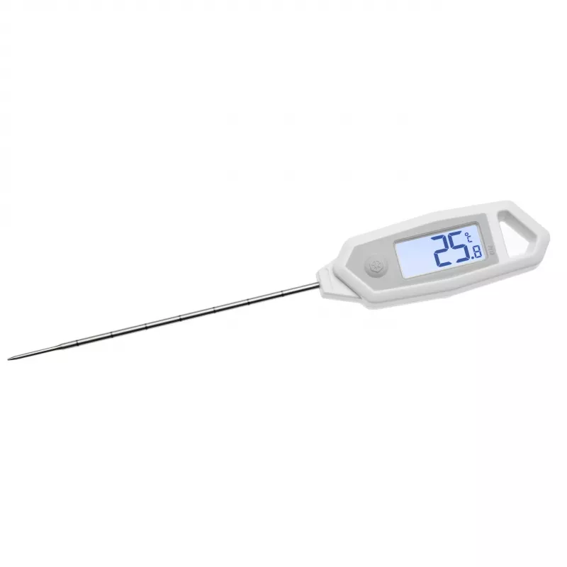 TFA Dostmann 30.1064.02.K rankinis termometras baltas °F/°C -40 iki 250°C su įmontuotu ekranu