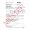 TFA Dostmann 30.1064.02.K rankinis termometras baltas °F/°C -40 iki 250°C su įmontuotu ekranu