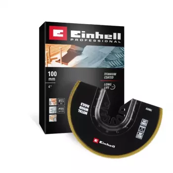 Einhell 708059 BIM-TI pjovimo diskinis peilis 100 mm bimetalinis osciliaciniams multiįrankiams, 1 vnt.